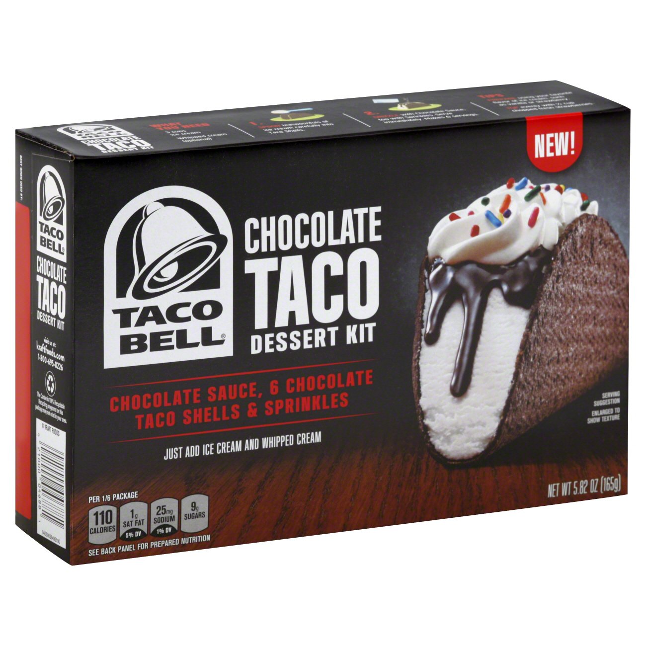 Taco Bell Chocolate Taco Dessert Kit - Shop Taco Bell Chocolate Taco ...