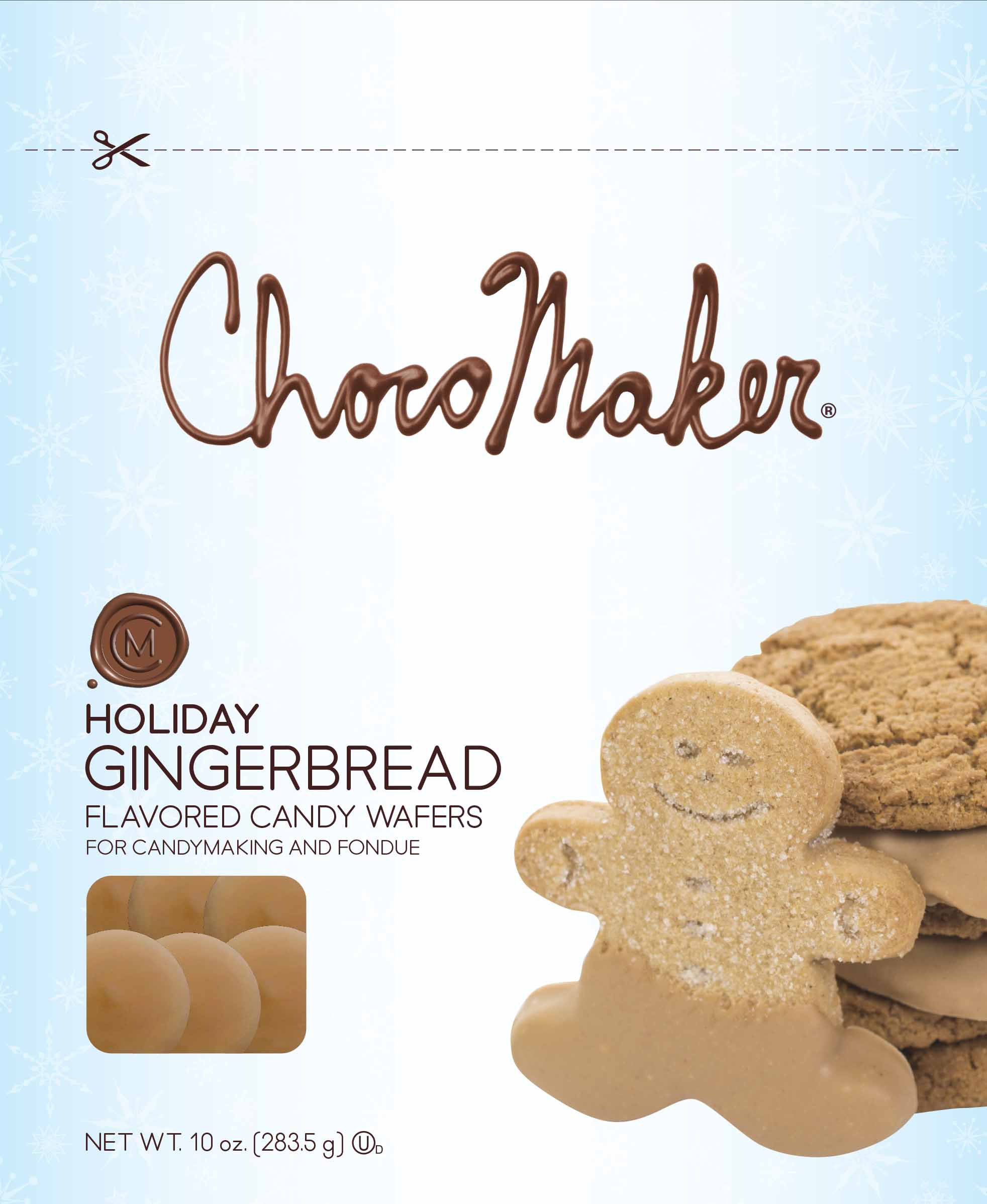 Make 'n Mold Holiday Gingerbread Flavored Candy Wafers