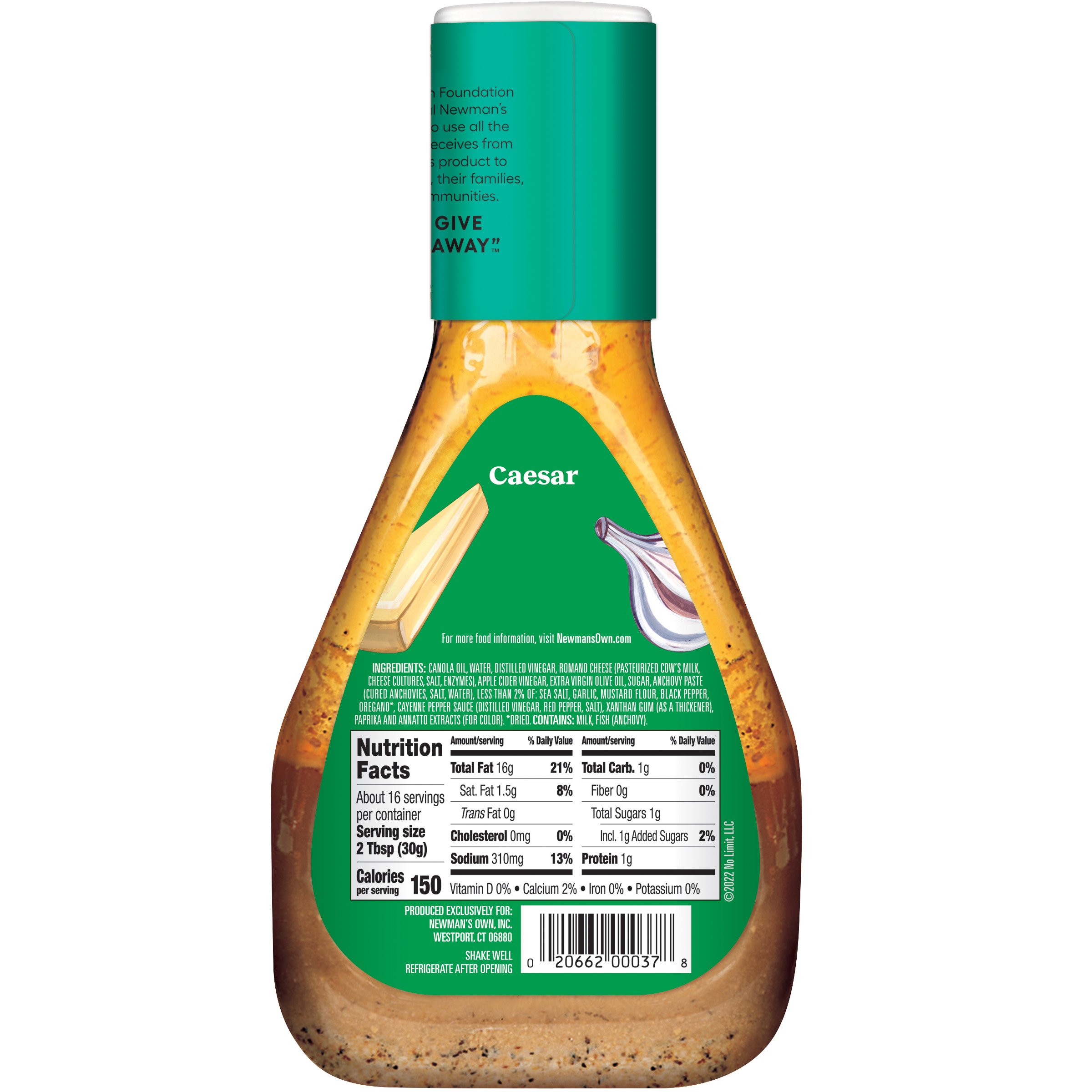Newman's Own Caesar Dressing - Shop Salad dressings at H-E-B