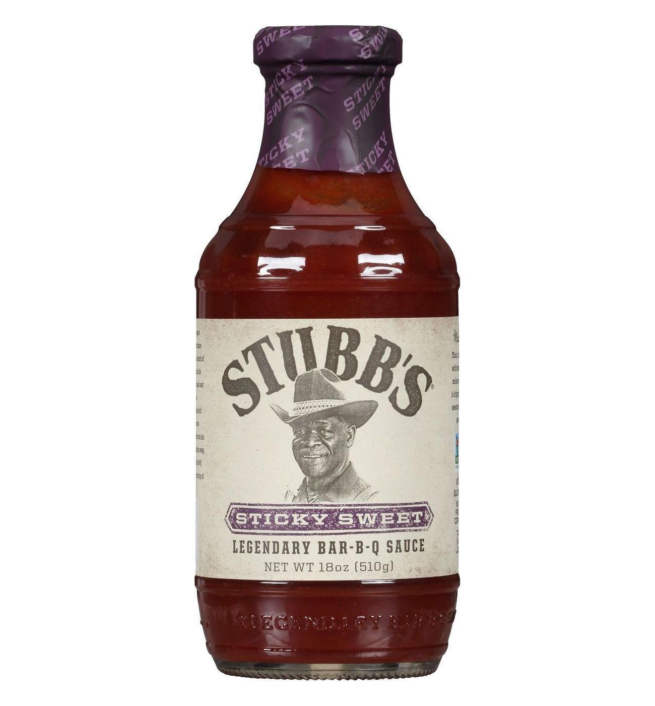 Stubb's Sticky Sweet Barbecue Sauce; image 1 of 11