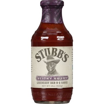 Stubb's Sticky Sweet Barbecue Sauce, 18 oz