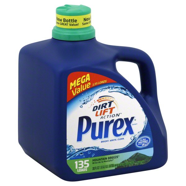Purex Ultra Mountain Breeze with Dirt Lift Action Liquid Detergent ...