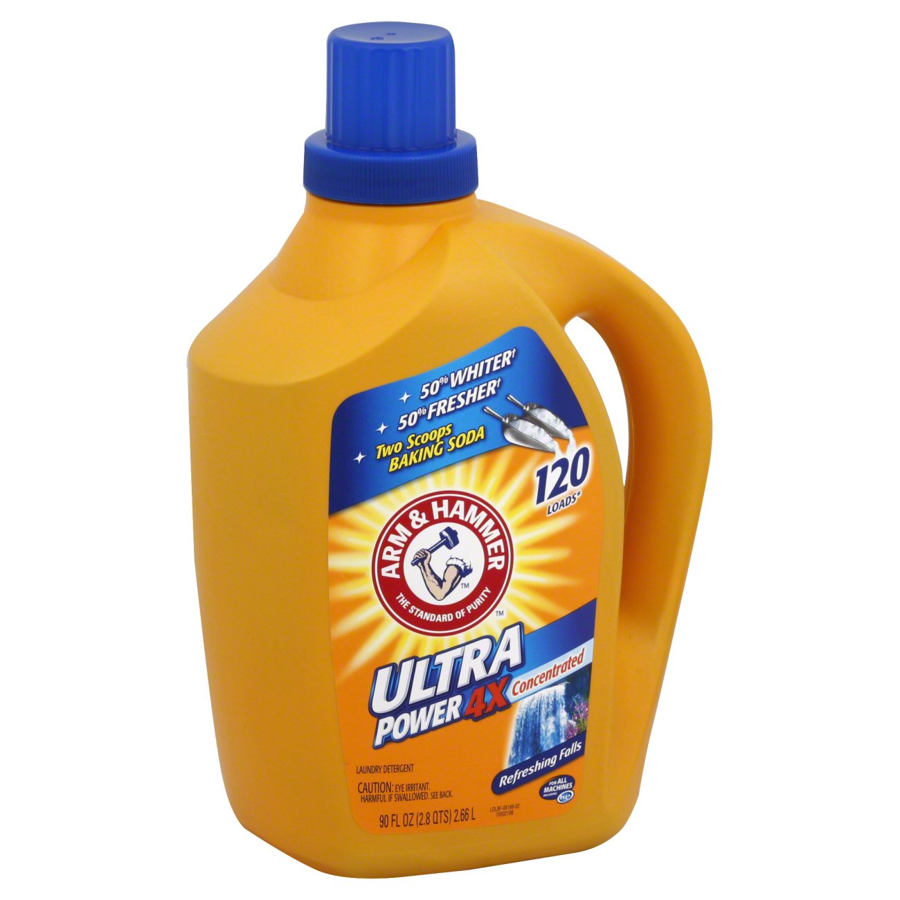 Arm & Hammer Refreshing Falls Ultra Power 4X HE Liquid Detergent 120