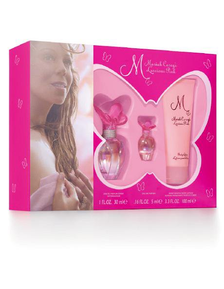 mariah carey luscious pink gift set