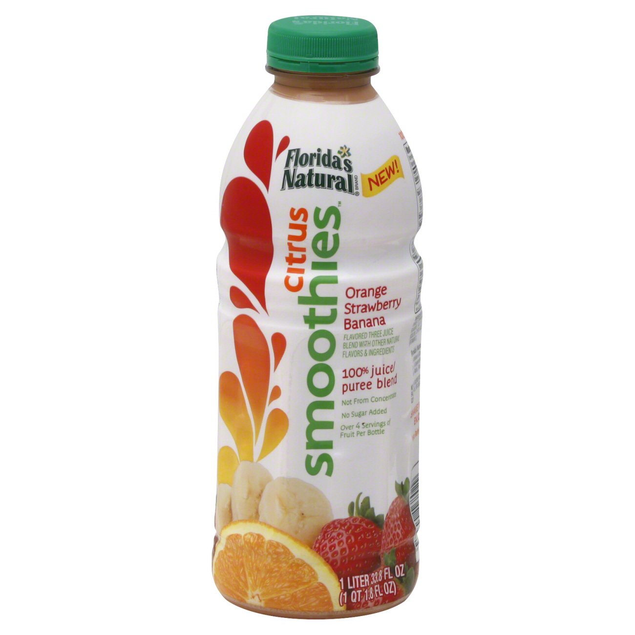 Floridas Natural Citrus Smoothies 100 Orange Strawberry Banana Juice