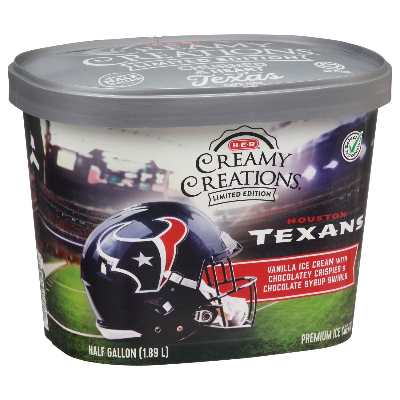 HEB Select Ingredients Creamy Creations Houston Texans Limited