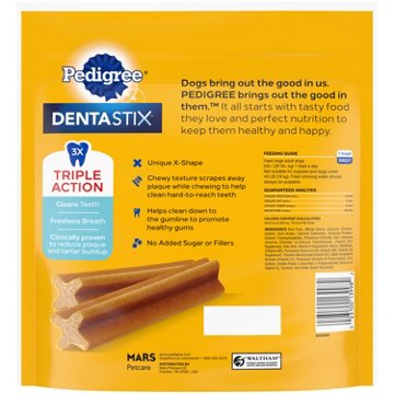 Pedigree Dentastix Large Breed Dog Treats - Original Flavor, 2.08 lb