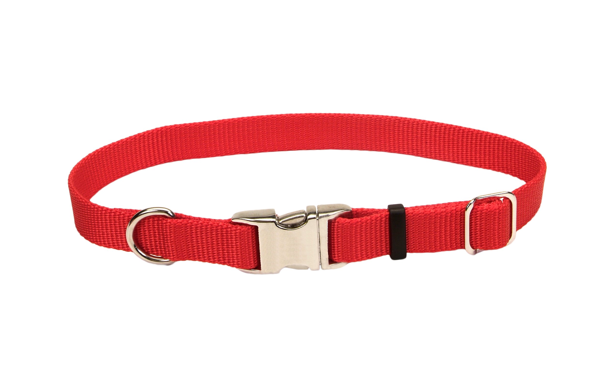 Coastal Pet Products Titan Red 3/4 Inch Adjustable Nylon Collar with