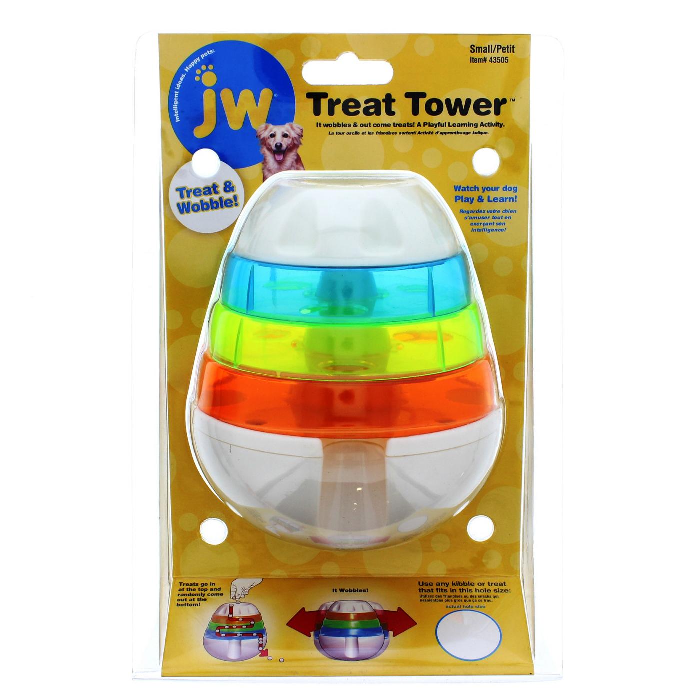 JW PET Treat Tower Dog Toy 