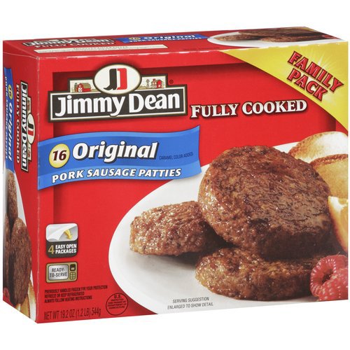 Jimmy Dean Original Pork Sausage Patties Family Pack - Shop Sausages ...