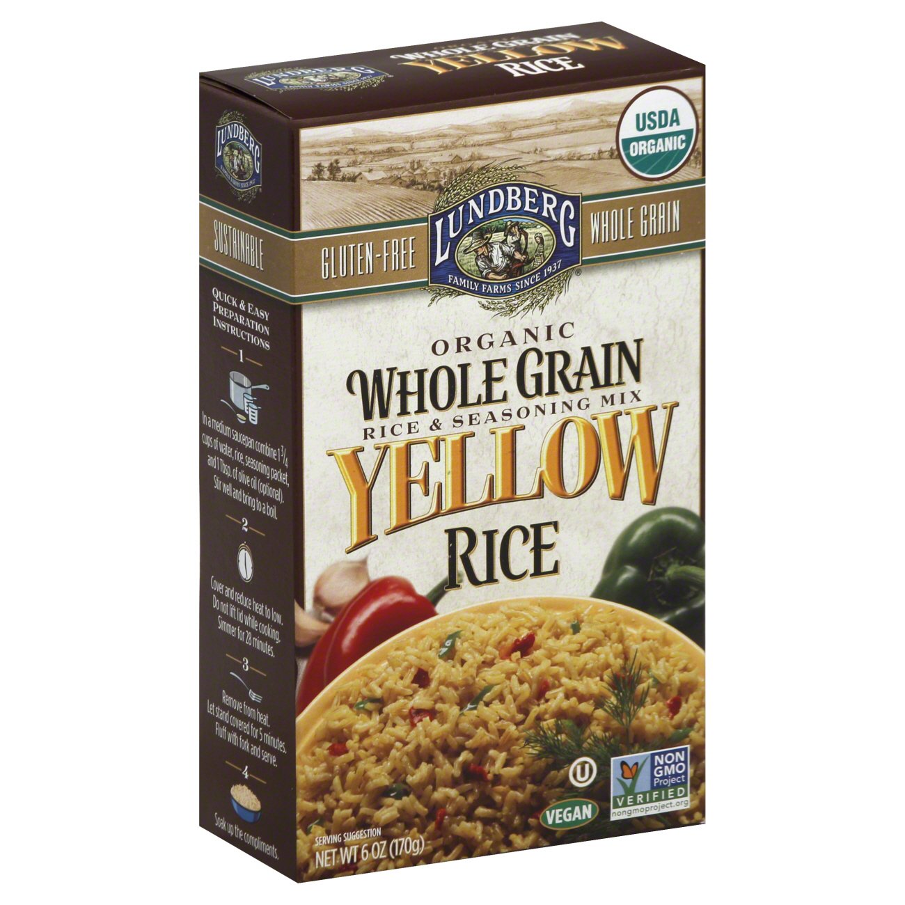 Lundberg Organic Whole Grain Yellow Rice, 6 oz | Central Market ...