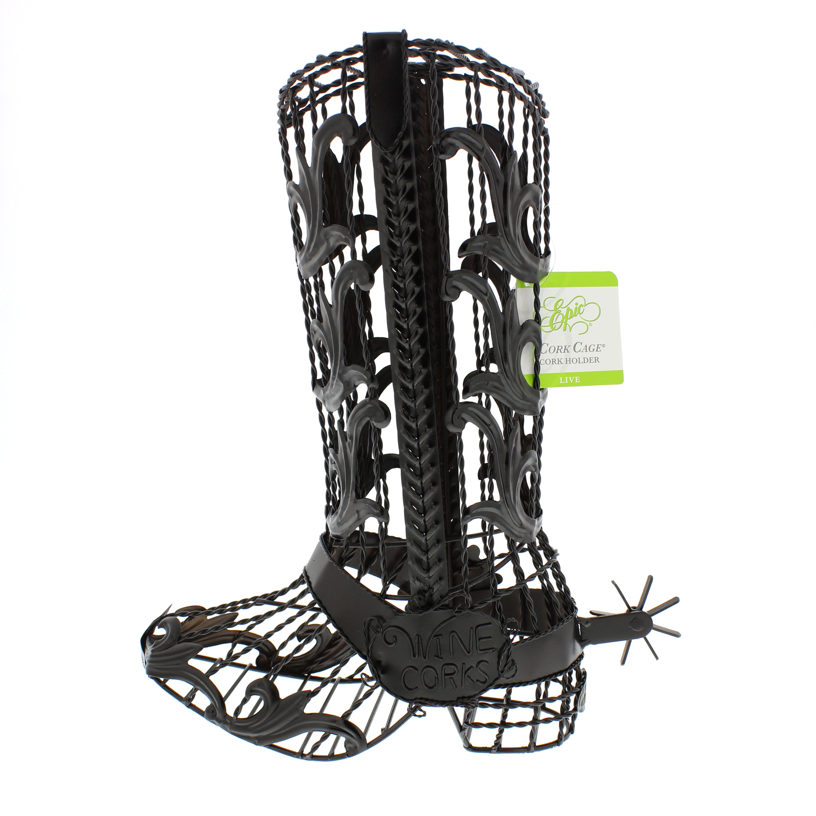 Epic Products Cowboy Boot Cork Cage Shop Bar Tools at HEB