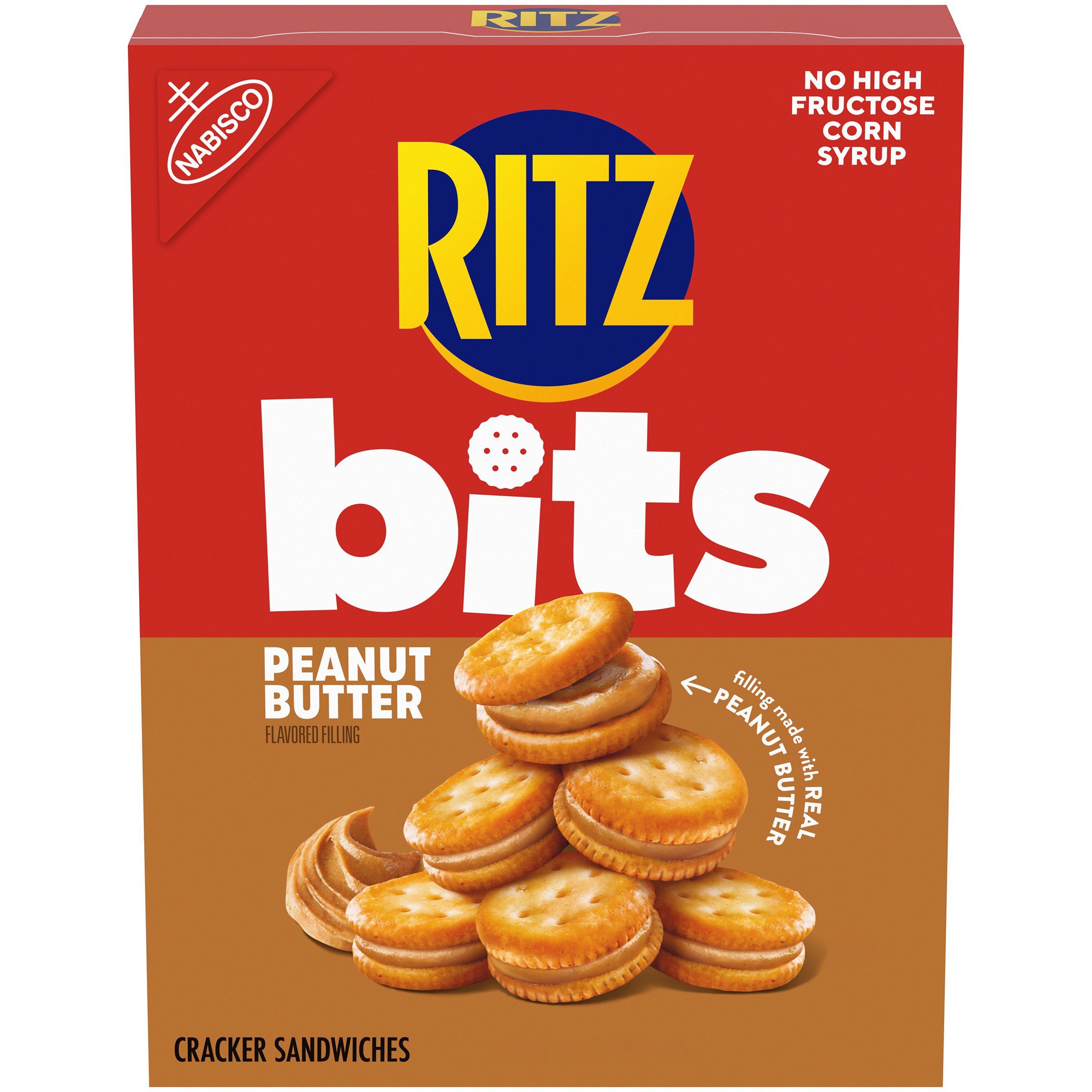 Nabisco Ritz Bits Peanut Butter Cracker Sandwiches - Shop Crackers ...