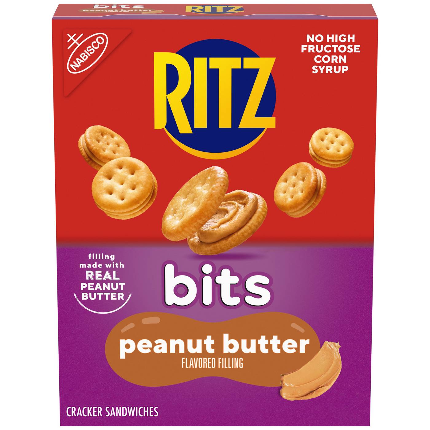 Ritz Bits Peanut Butter Sandwich Crackers; image 1 of 10