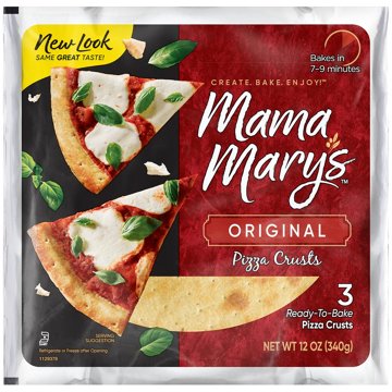 Mama Mary's Original Pizza Crusts, 3 ct
