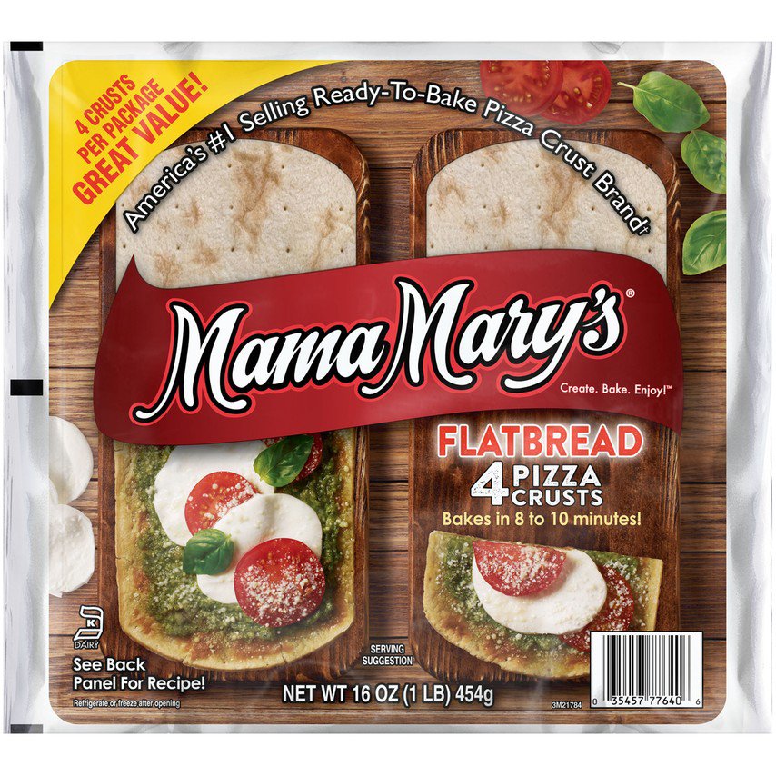 Mama Mary's Flatbread Pizza Crusts Shop Bread at HEB