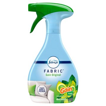 Febreze Febreze Odor-Fighting Fabric Refresher with Gain,Original Scent, 14.8 oz