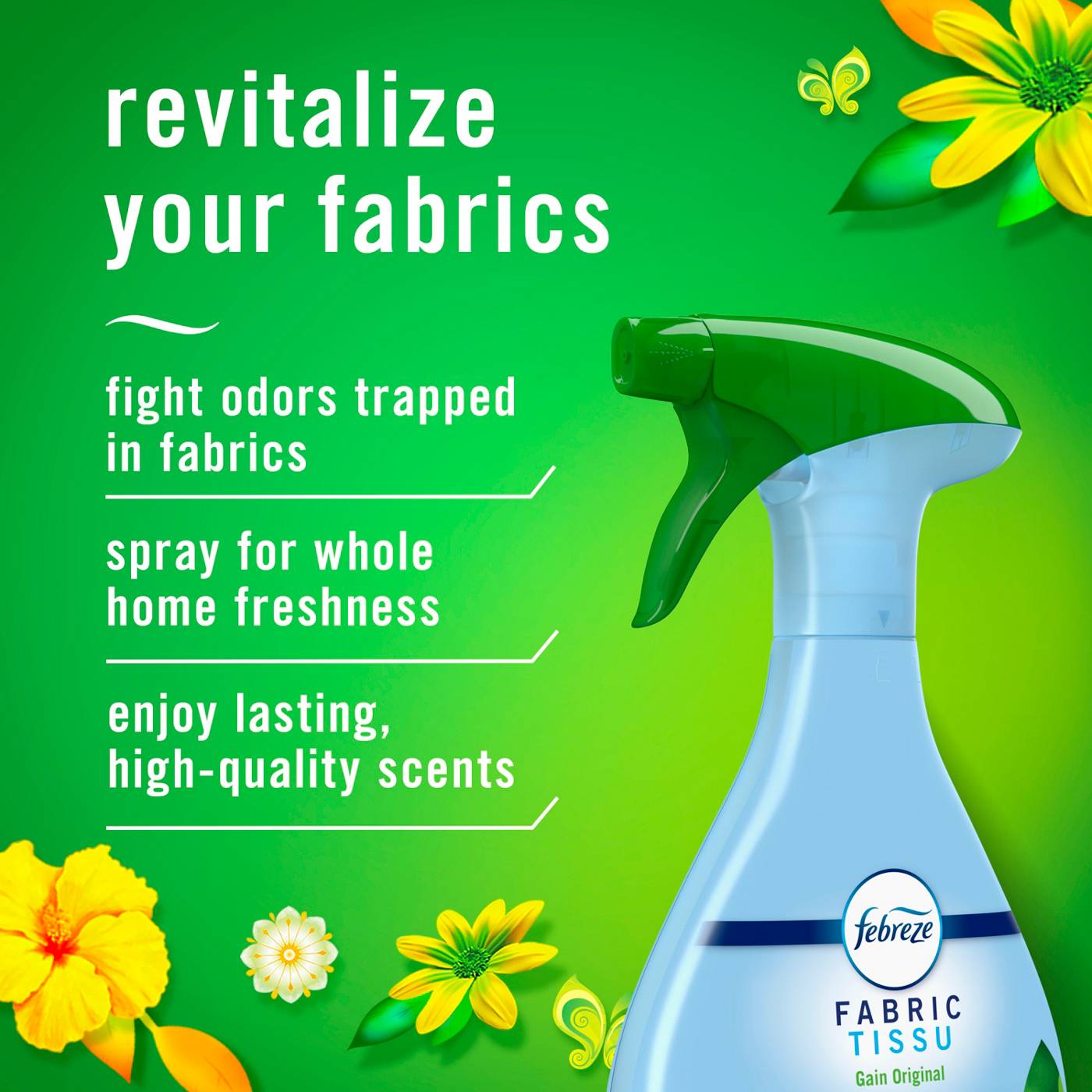 Febreze Febreze Odor-Fighting Fabric Refresher with Gain,Original Scent; image 9 of 9