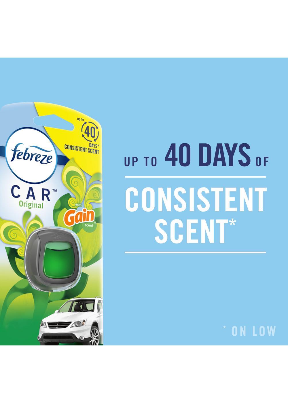 Febreze Car Gain Original Scent Odor-Eliminating Vent Clips; image 2 of 10