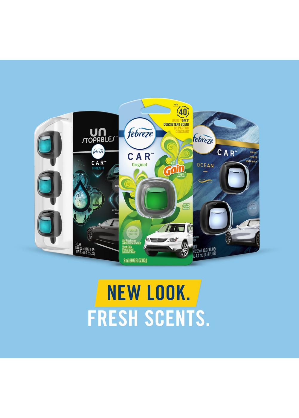 Febreze Car Gain Original Scent Odor-Eliminating Vent Clips; image 7 of 10