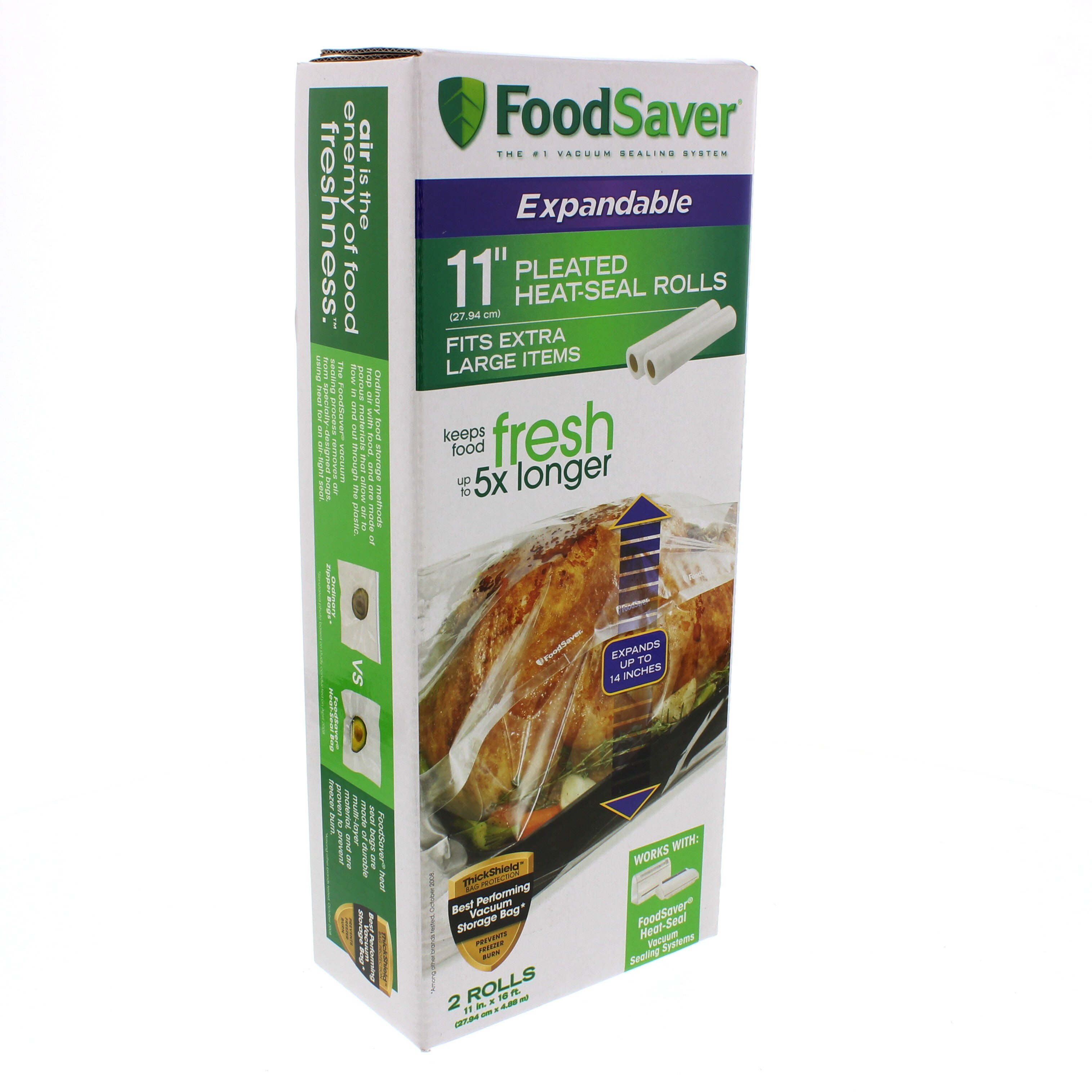 FoodSaver Expandable Heat Seal Rolls Shop Vacuum Sealers & Bags at HEB