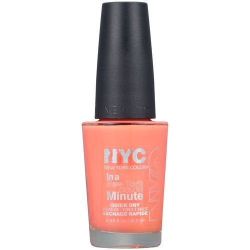 NYC In a NYC Minute Quick Dry Nail Polish Hamptons Peach - Shop Nails at  H-E-B