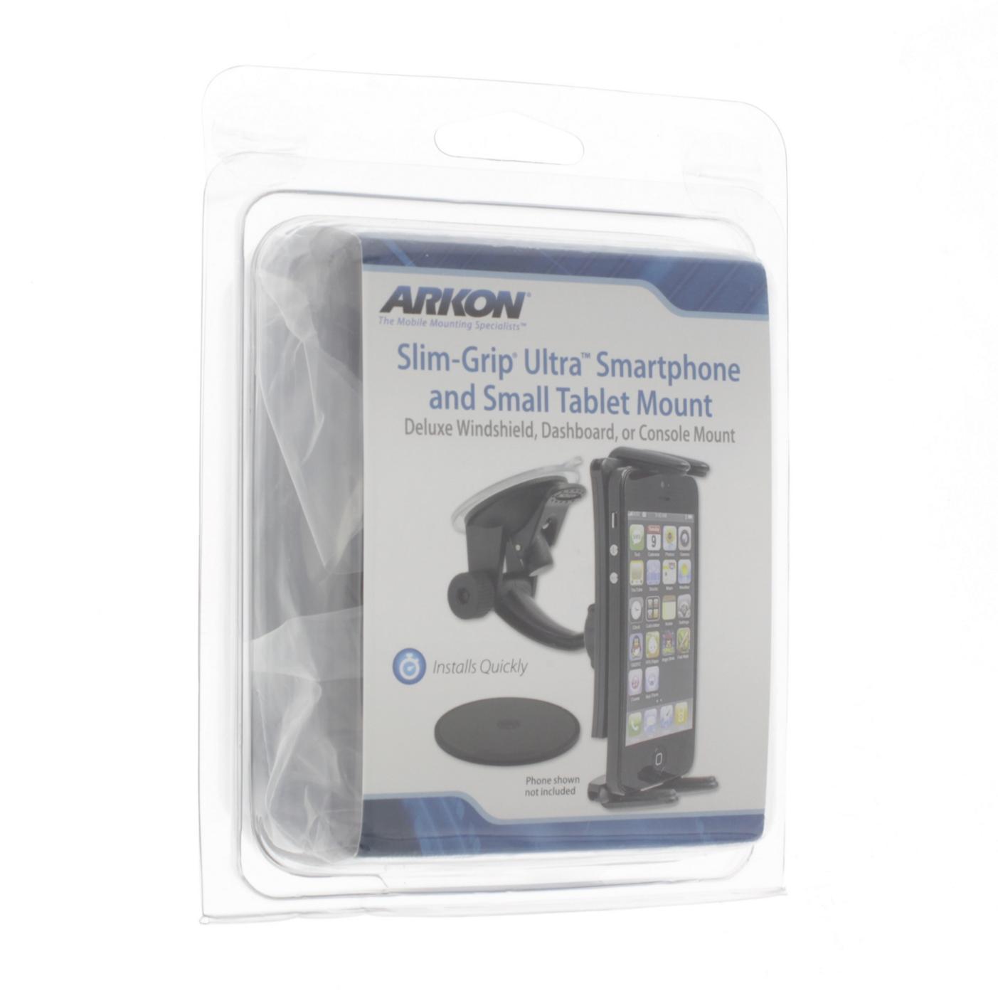 Arkon Slim-Grip Ultra Smartphone and Small Tablet Suction Mount