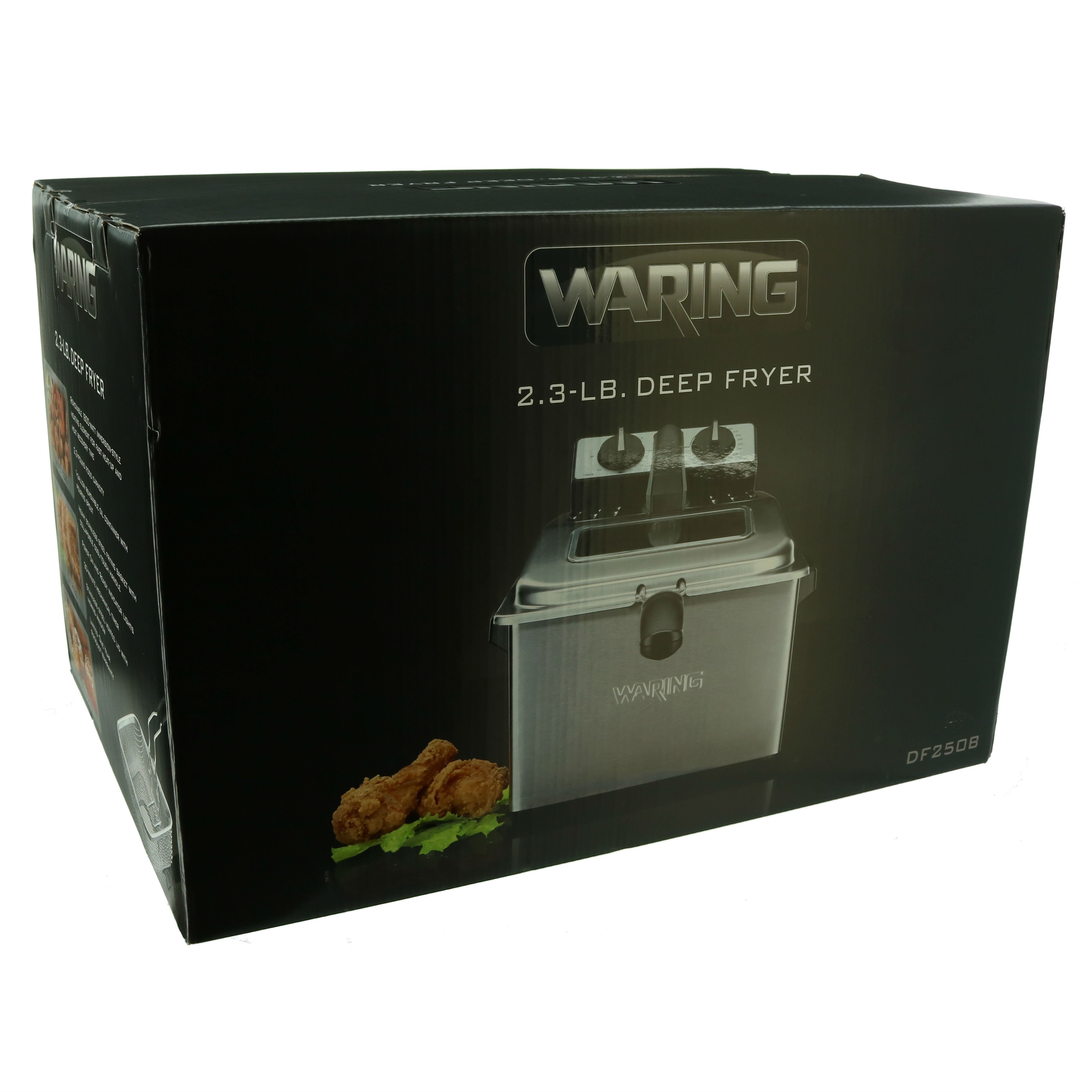 Waring Stainless Steel & Black Deep Fryer Shop Cookers & Roasters at