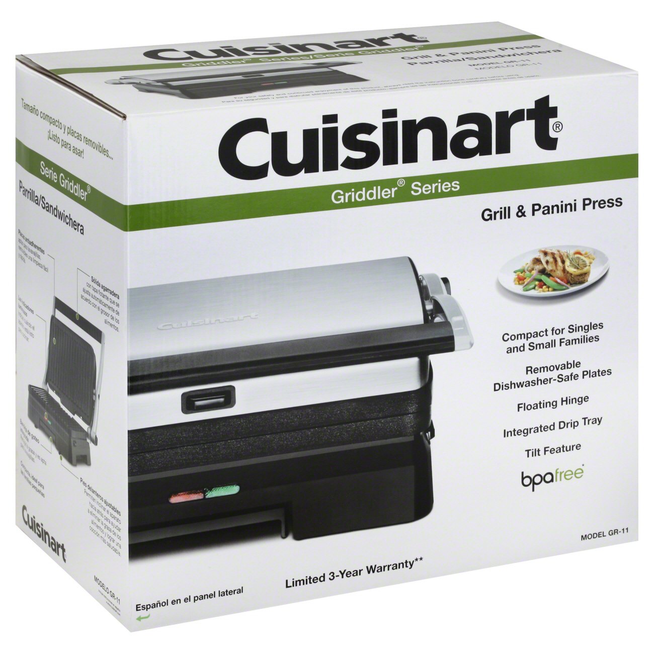 Cuisinart Griddler Grill and Panini Press Shop Griddles & presses at