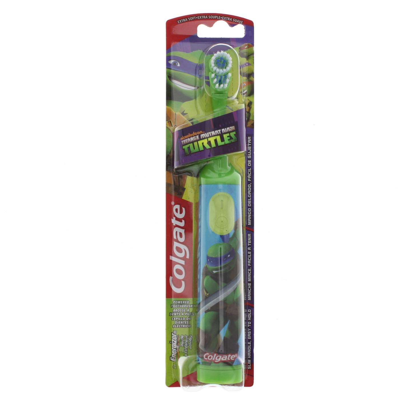 Colgate Teenage Mutant Ninja Turtles Powered Toothbrush, Compact Head ...