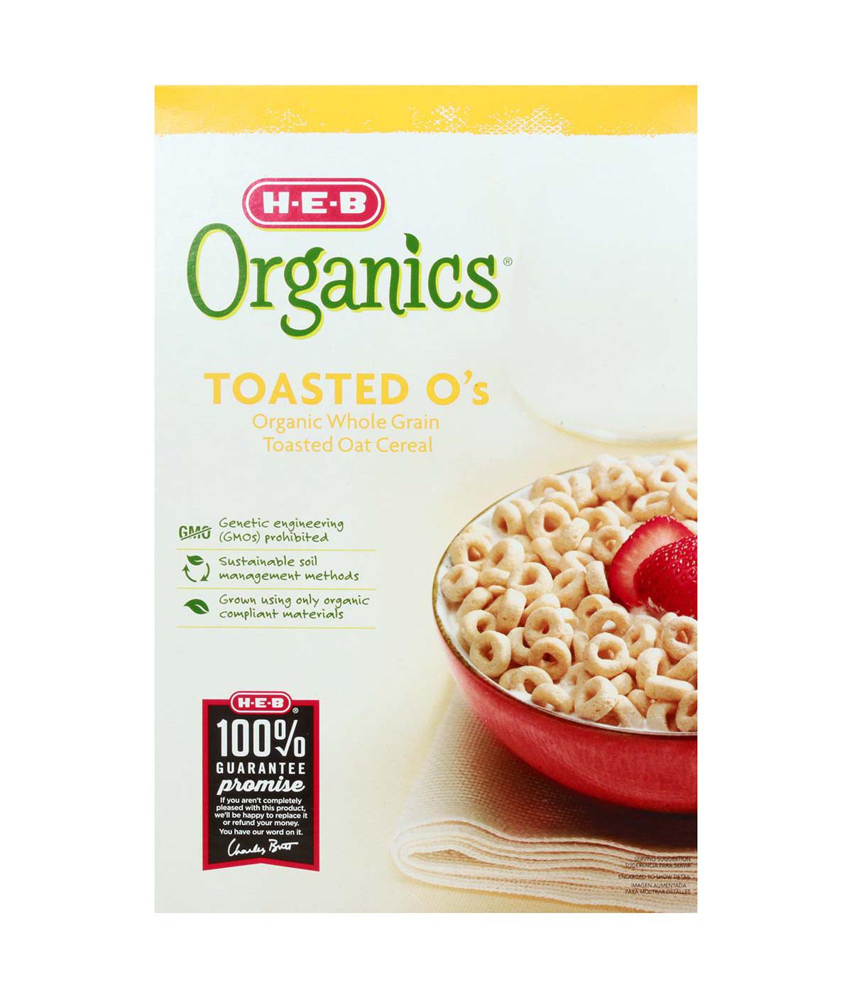 H-E-B Organics Toasted O's Cereal; image 4 of 4