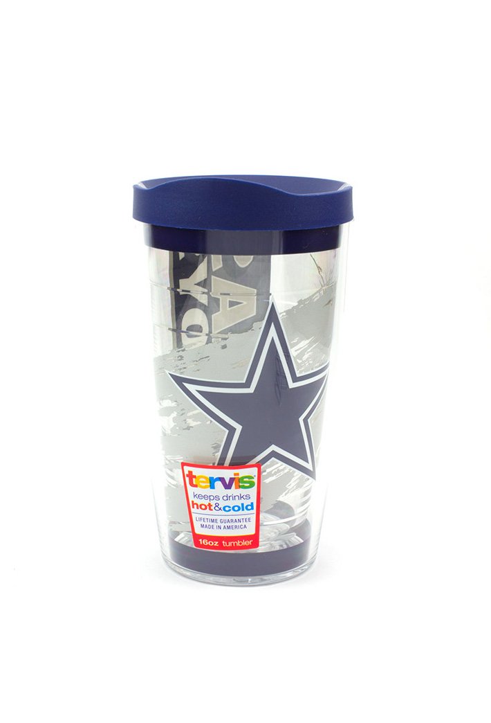 Tervis Made in USA Double Walled Tervis NFL Dallas Cowboys Insulated  Tumbler Cup Keeps Drinks Cold & Hot, 16oz, All Over