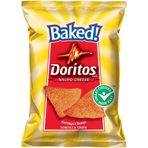 Baked nacho cheese doritos