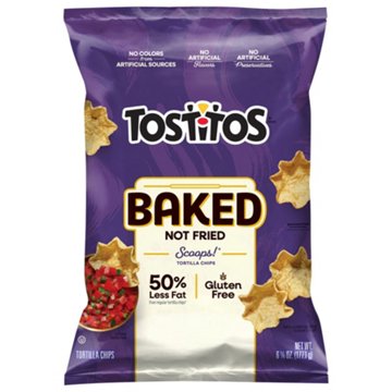 Tostitos Oven Baked Scoops Tortilla Chips, 6.25 oz