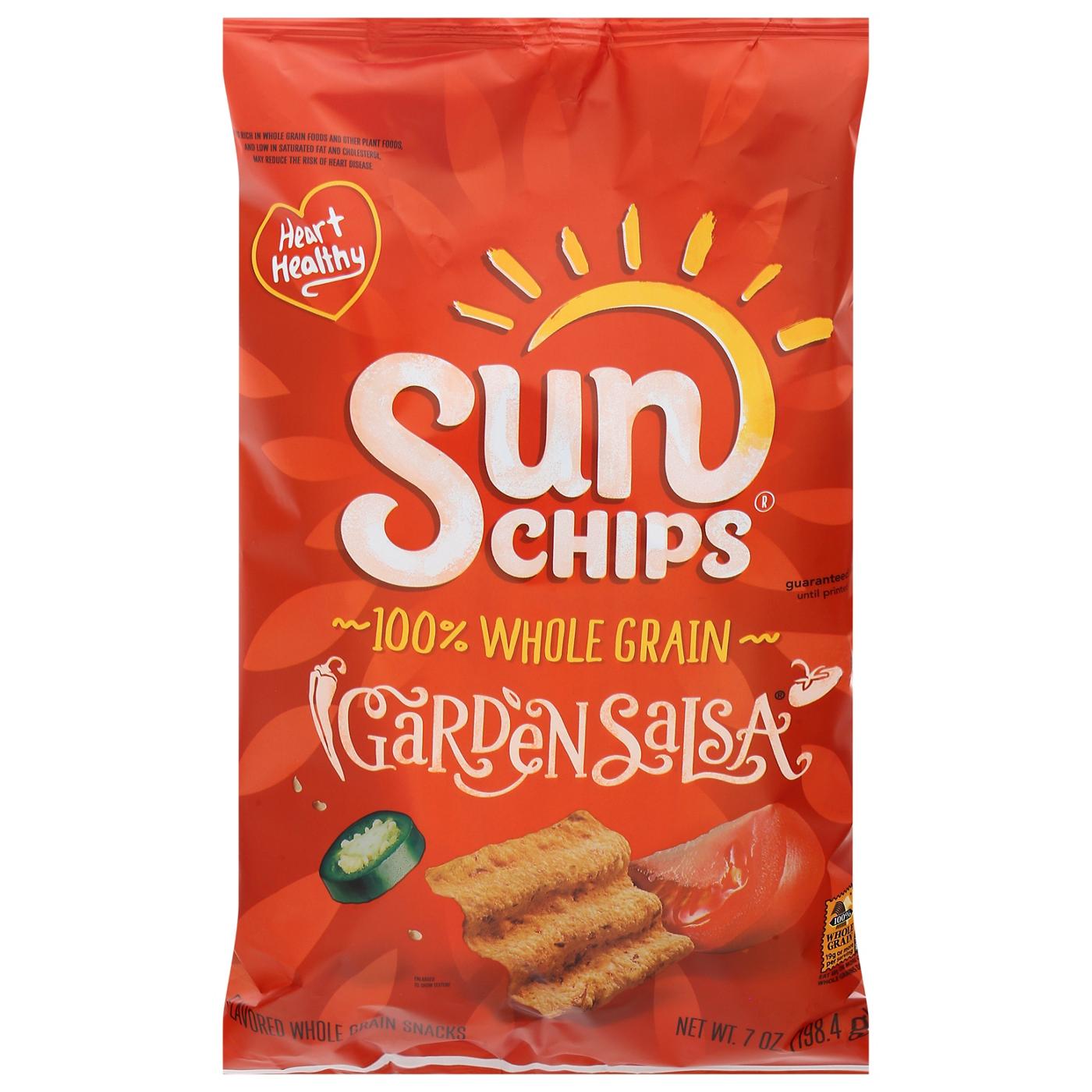 SUNCHIPS 100% Whole Grain Garden Salsa Chips; image 1 of 3