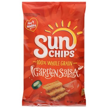 SUNCHIPS 100% Whole Grain Garden Salsa Chips, 7 oz