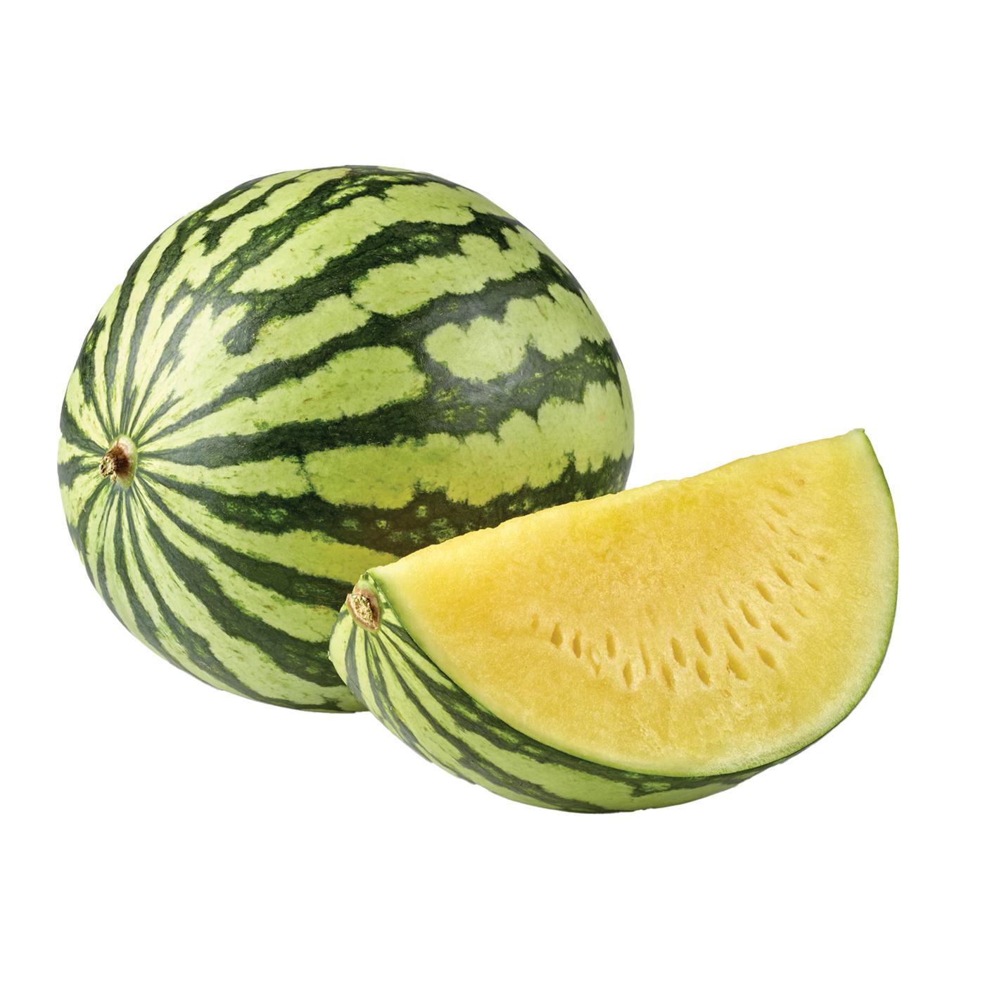 Fresh Mini Personal Yellow Watermelon; image 1 of 2