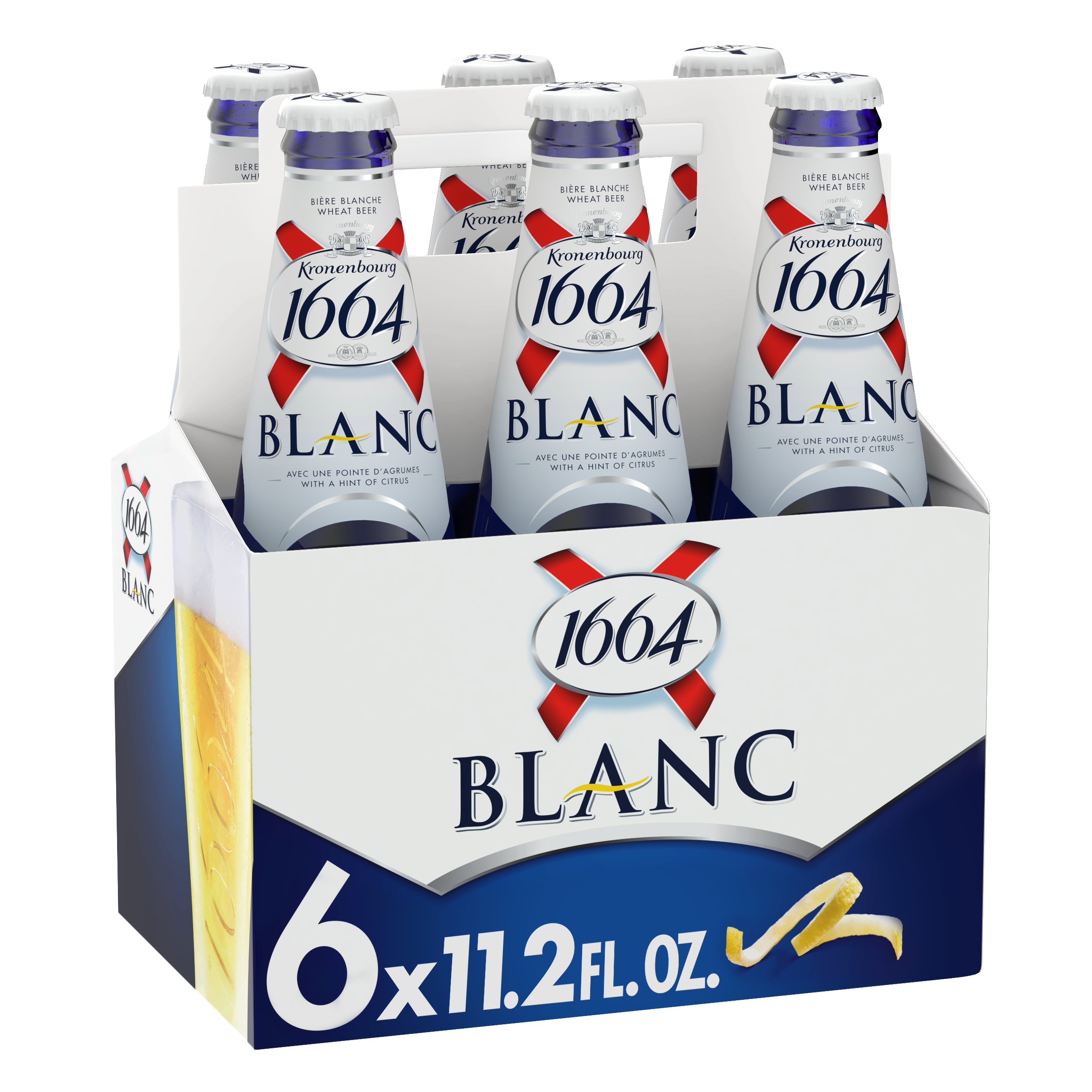 Kronenbourg 1664 Blanc Beer 11.2 oz Bottles - Shop Beer at ...