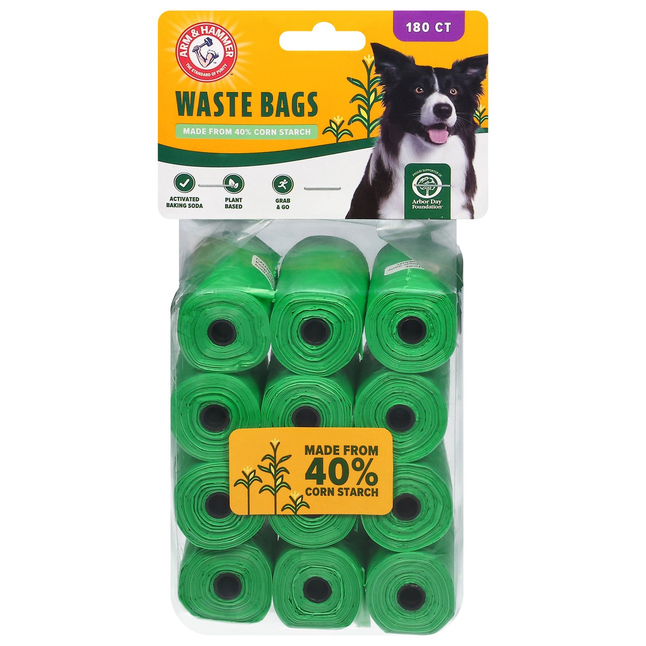 Arm & Hammer Refill Waste Bags Made from Cornstarch for Dispensers - Shop Cleanup & odor control ...