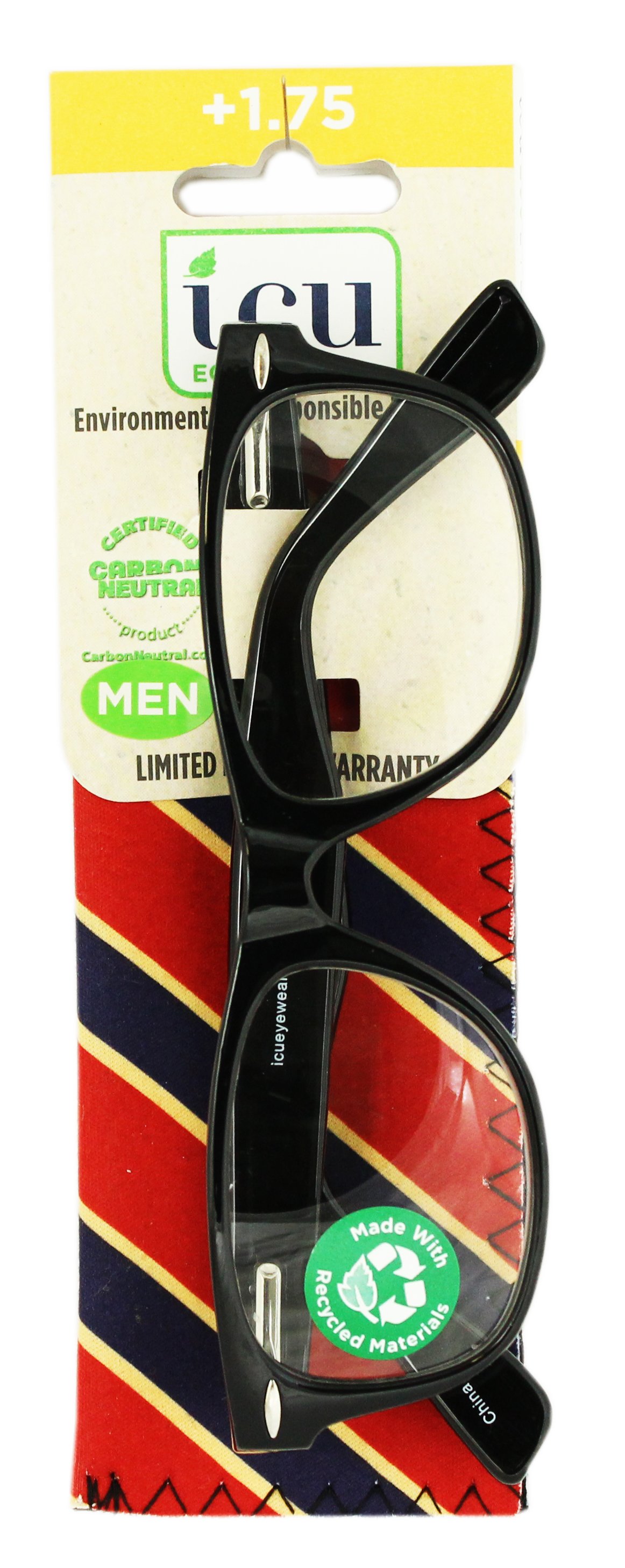 ICU Eyewear Men's Reading Glasses +1.75 Shop Eyewear & accessories at