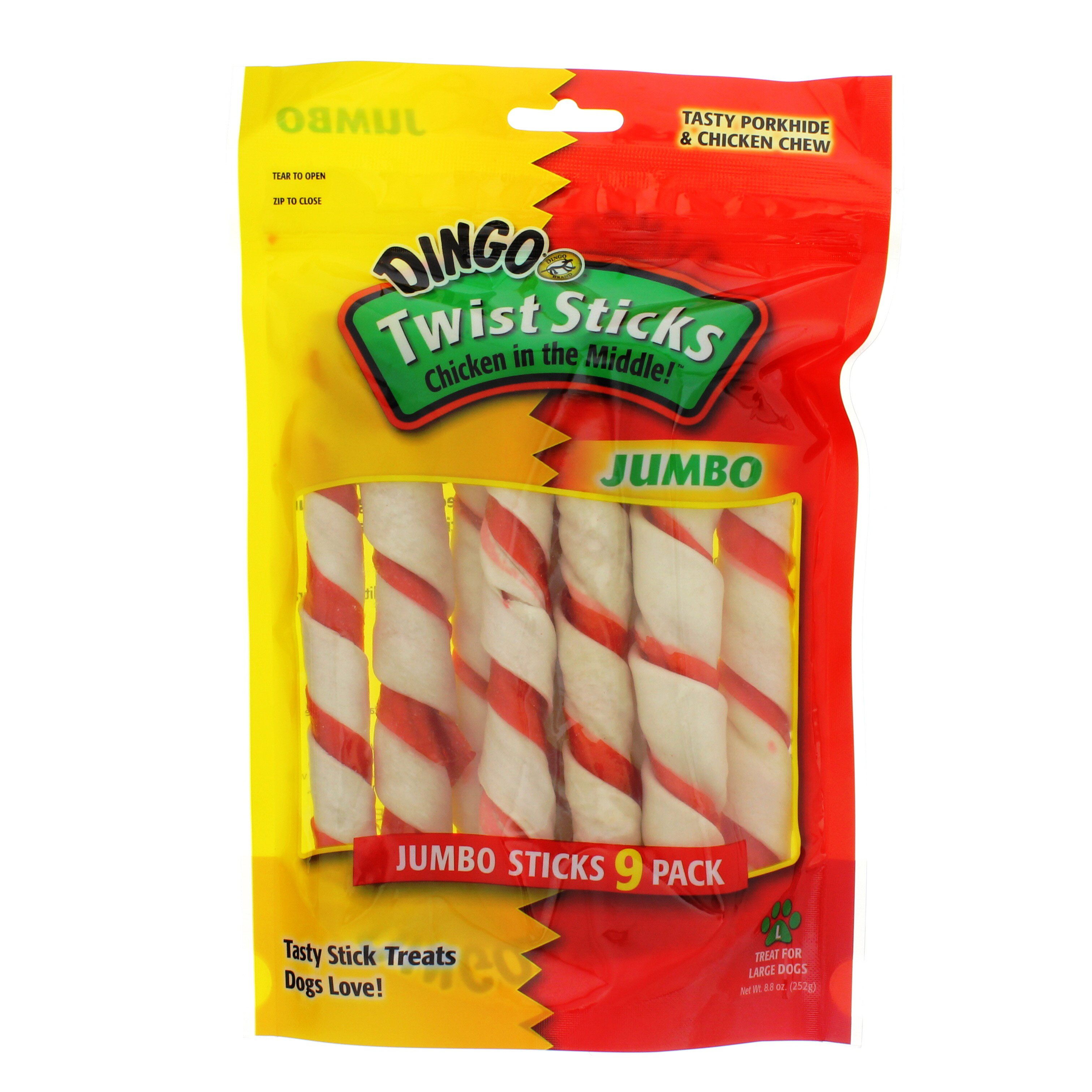 Dingo Jumbo Twist Sticks Shop Dogs at HEB