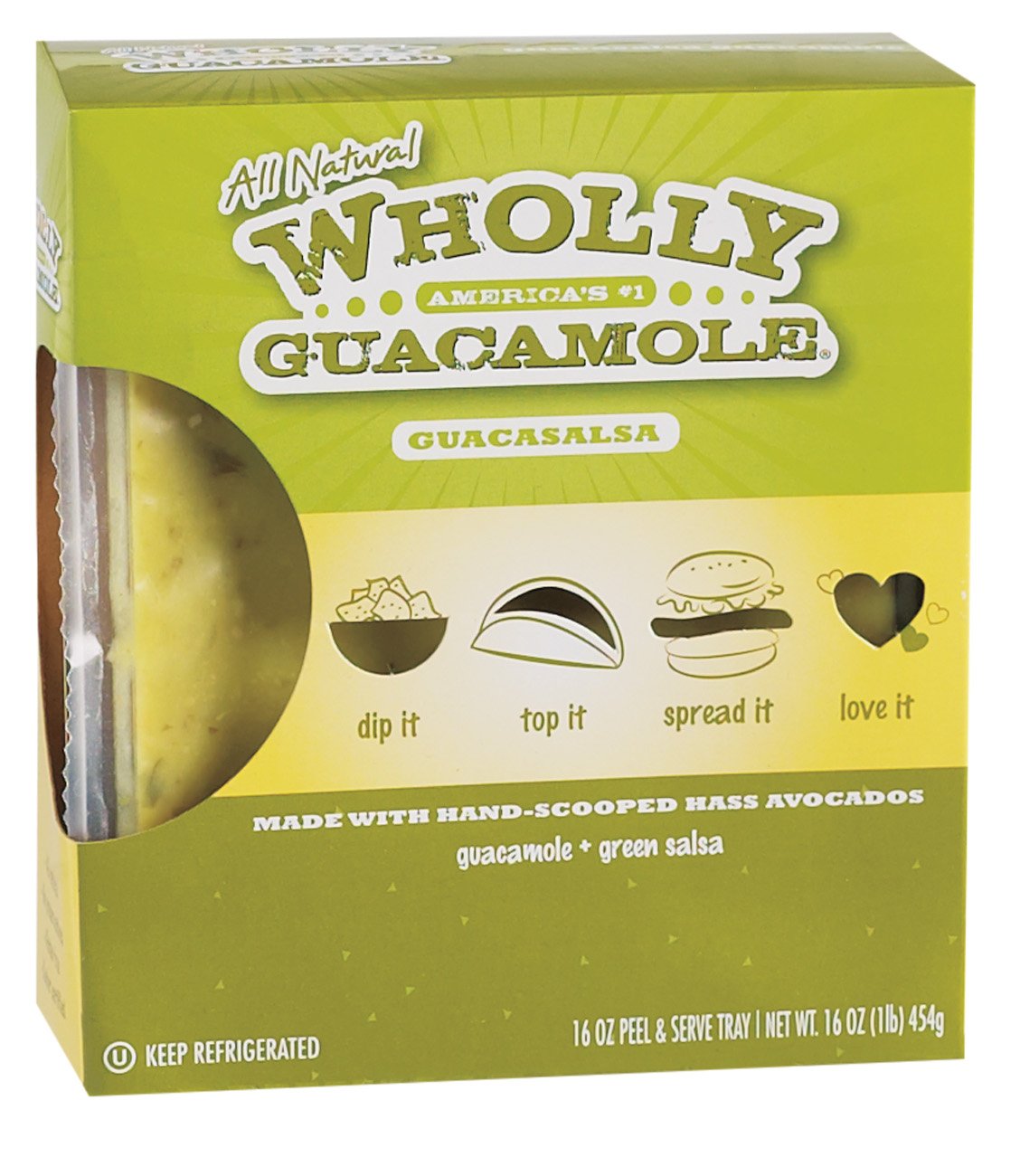 Wholly Guacamole Guacasalsa Tray Shop Dip at HEB
