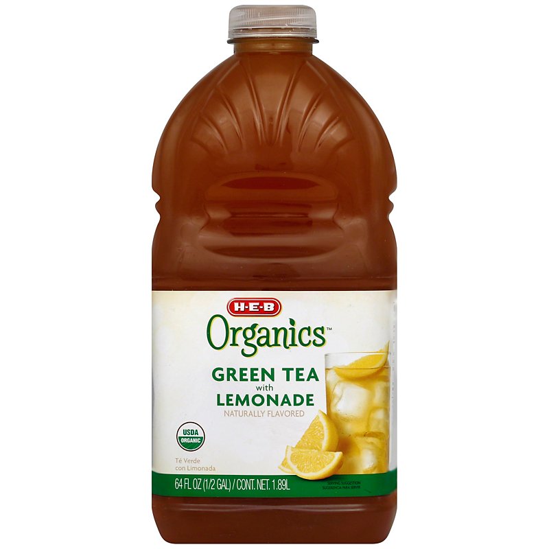 H E B Organics Green Tea With Lemonade Shop Tea At H E B