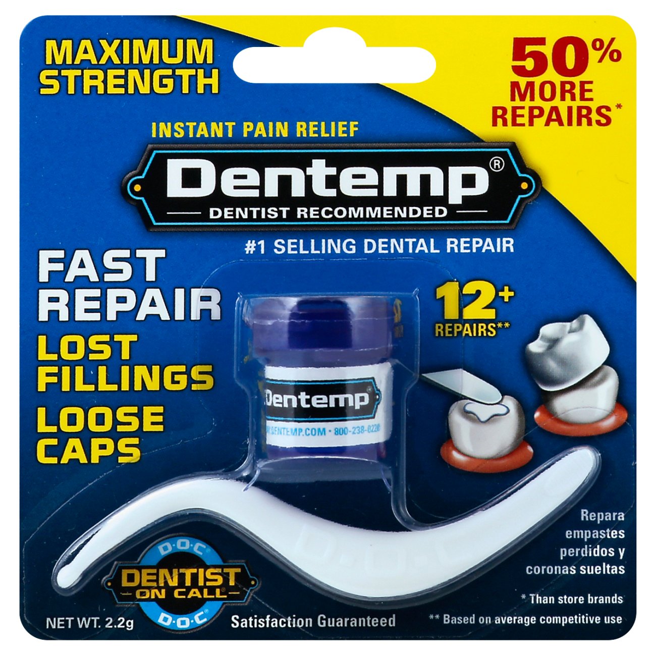 Dentemp Maximum Strength Lost Filling And Loose Caps Repair One Step Kit Shop Dentemp Maximum Strength Lost Filling And Loose Caps Repair One Step Kit Shop Dentemp Maximum Strength Lost Filling And