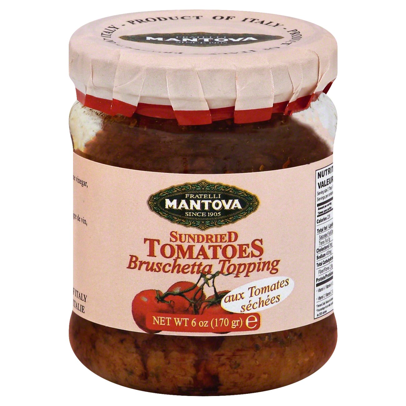 Fratelli Mantova Sundried Tomatoes Bruschetta Topping Shop Tapenade