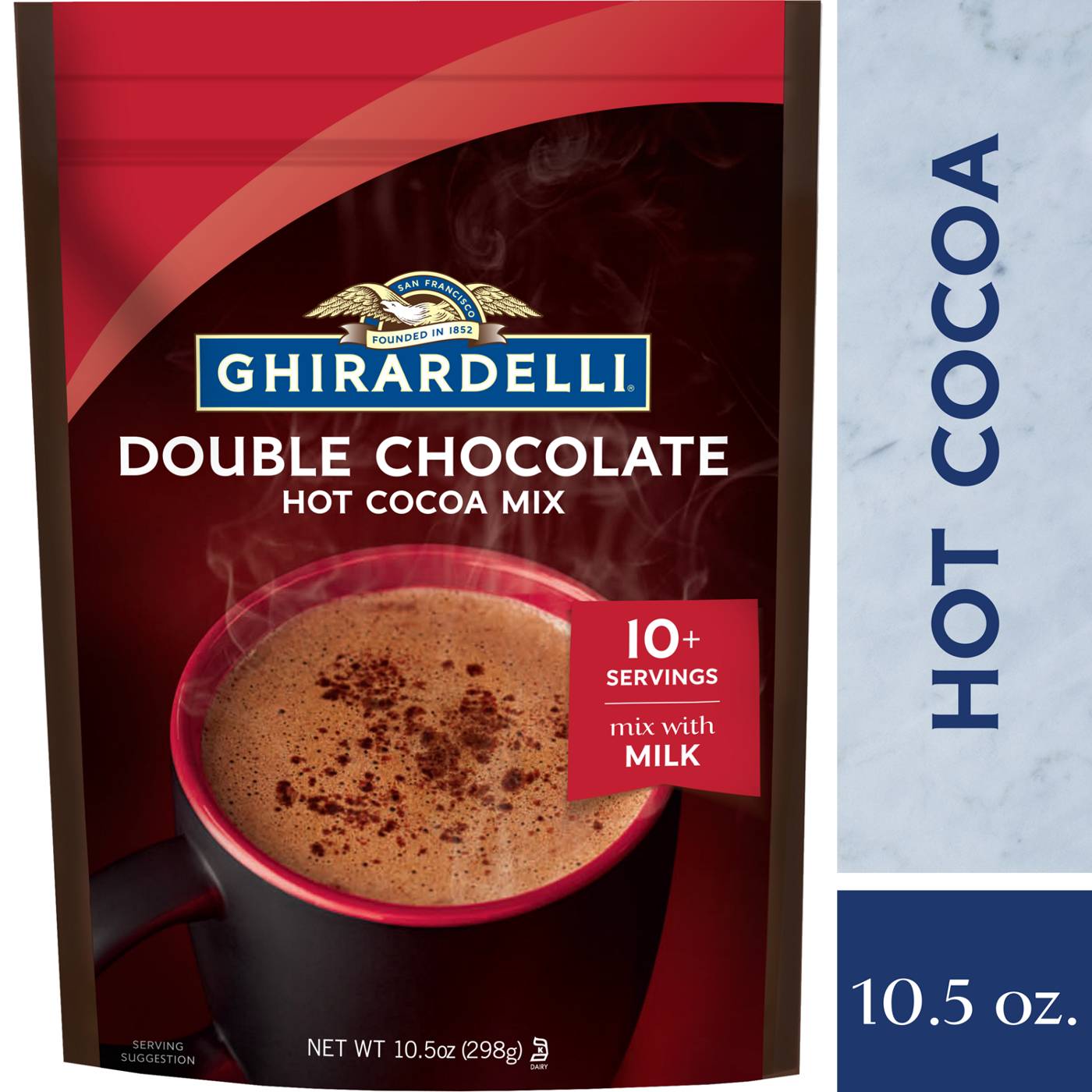 Ghirardelli Double Chocolate Premium Hot Cocoa Mix; image 6 of 7