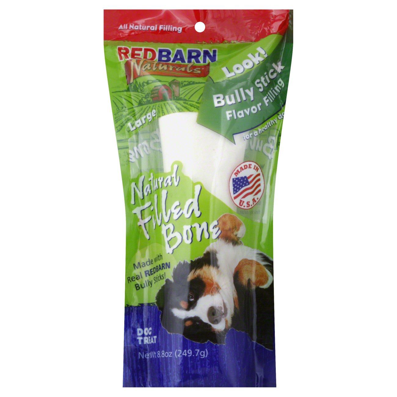Redbarn Naturals Large Bully Stick Flavored Dog Treat Shop Bones