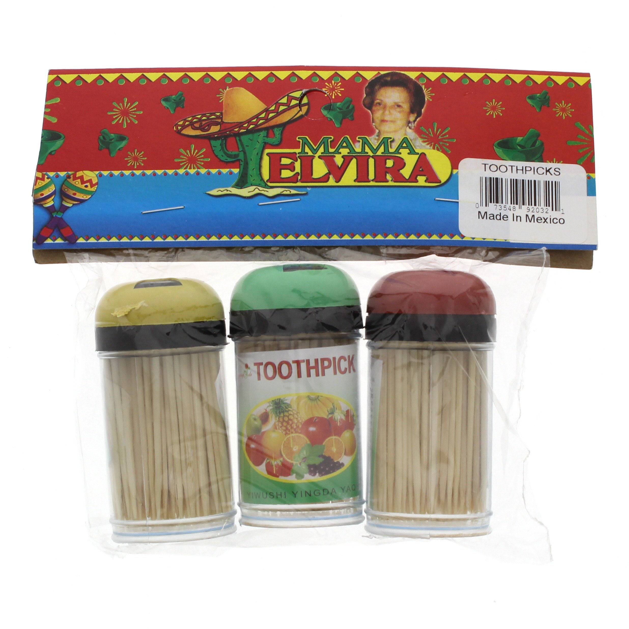 Mama Elvira Assorted Color Quality Toothpicks Shop Toothpicks at HEB
