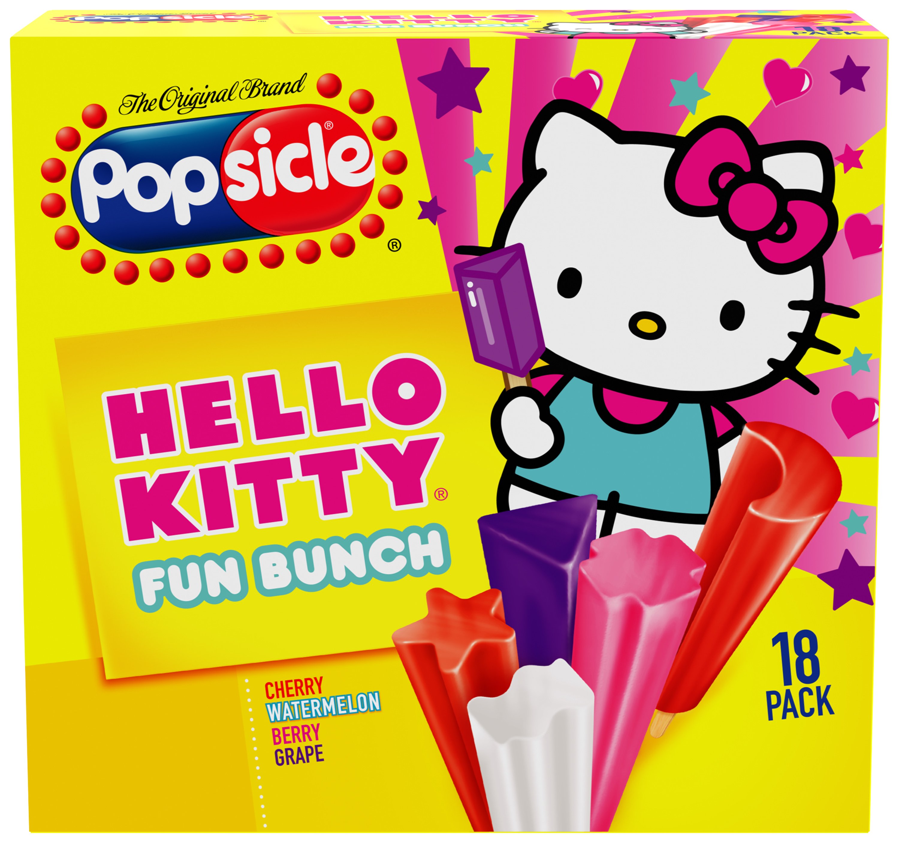 Popsicle Hello Kitty Fun Bunch Ice Pops - Shop Ice cream at H-E-B