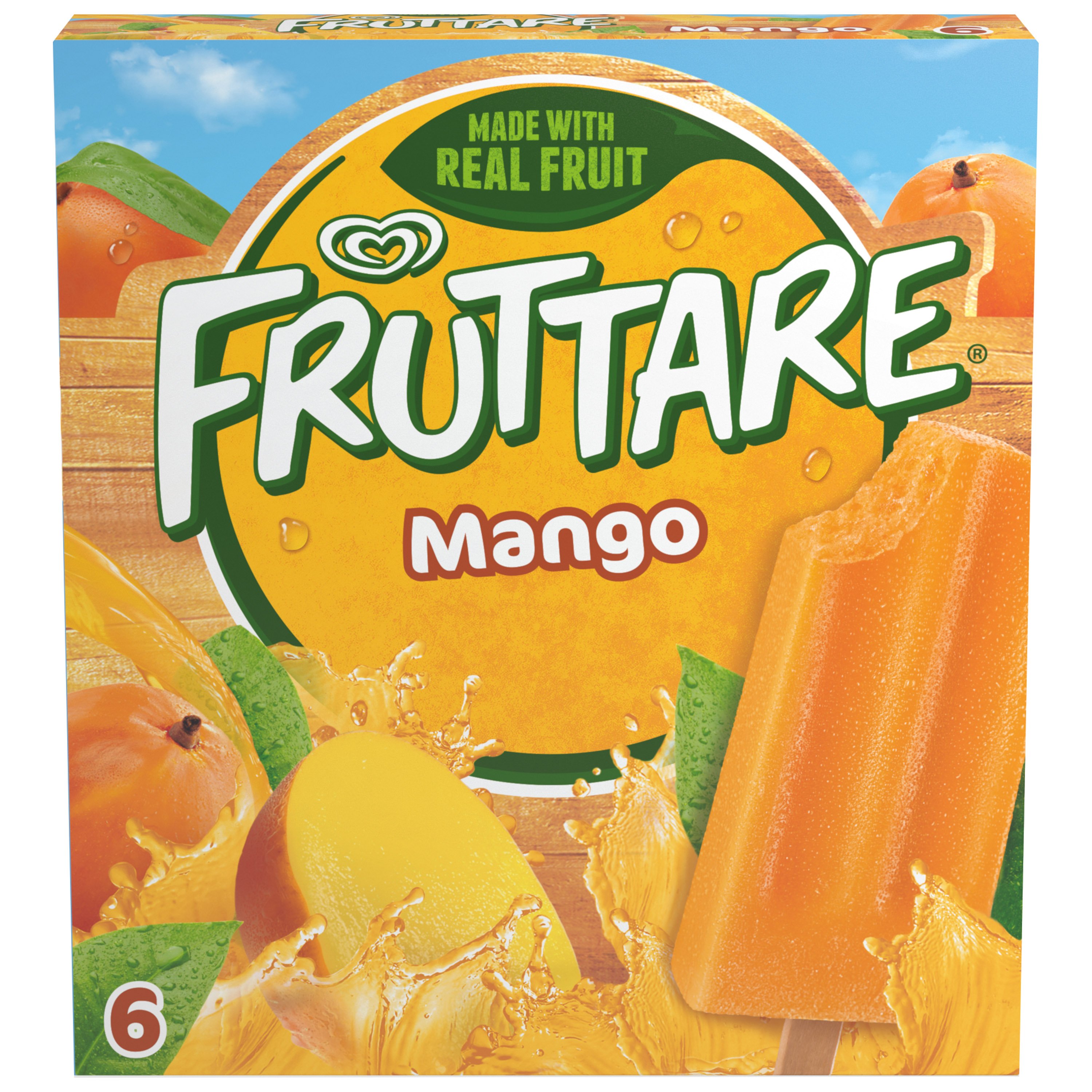 Fruttare Mango Frozen Fruit Bars Shop Ice Cream at HEB